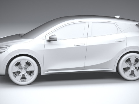 Generic Crossover v1 2022 LowPoly 3D Model