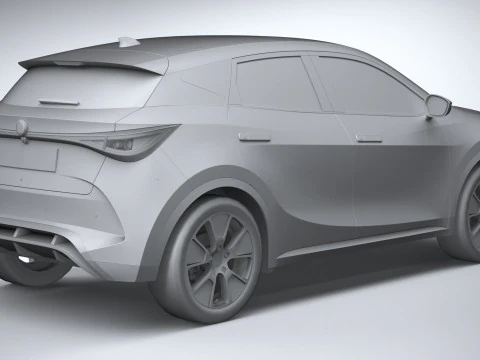 Generic Crossover v1 2022 LowPoly 3D Model