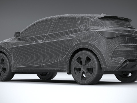 Generic Crossover v1 2022 LowPoly 3D Model