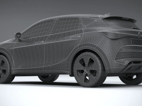 Generic Crossover v1 2022 LowPoly 3D Model