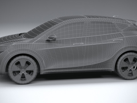 Generic Crossover v1 2022 LowPoly 3D Model