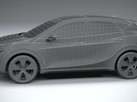 Generic Crossover v1 2022 LowPoly 3D Model