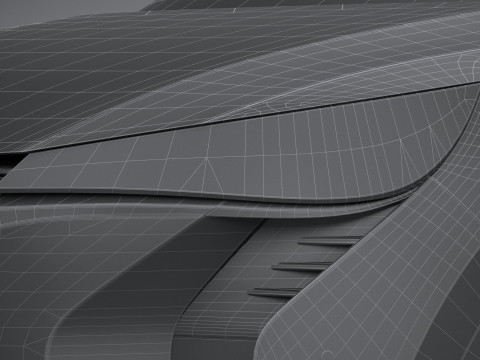 Generic Crossover v1 2022 LowPoly 3D Model