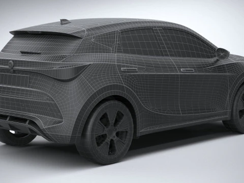 Generic Crossover v1 2022 LowPoly 3D Model