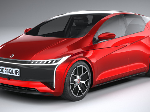 Generic Hatchback EV v3 2022 Model 3D