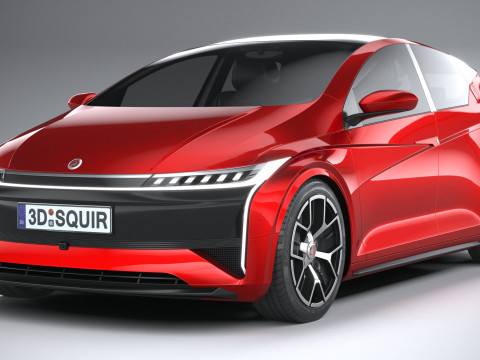 Generic Hatchback EV v3 2022 Model 3D