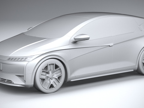 Generic Hatchback EV v3 2022 Model 3D