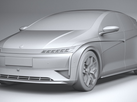 Generic Hatchback EV v3 2022 Model 3D