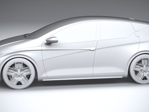 Generic Hatchback EV v3 2022 Model 3D