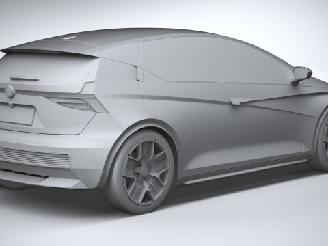 Generic Hatchback EV v3 2022 Model 3D