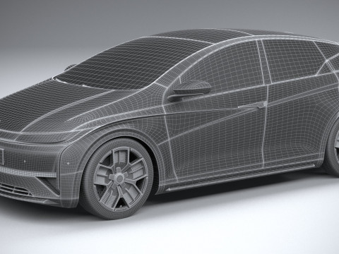 Generic Hatchback EV v3 2022 Model 3D