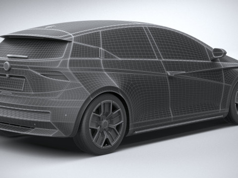 Generic Hatchback EV v3 2022 Model 3D