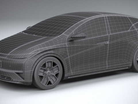 Generic Hatchback EV v3 2022 Model 3D