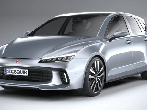 Generic Hatchback v1 2022 3D Model