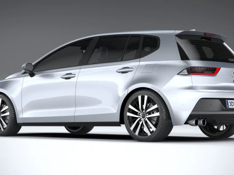 Generic Hatchback v1 2022 3D Model