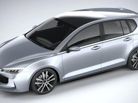 Generic Hatchback v1 2022 3D Model