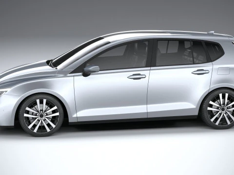 Generic Hatchback v1 2022 3D Model
