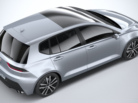 Generic Hatchback v1 2022 Modelo 3D