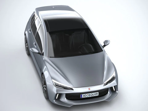 Generic Hatchback v1 2022 3D Model