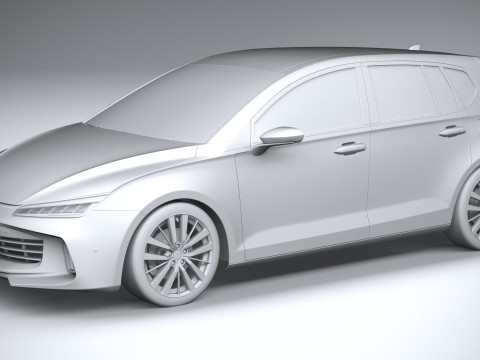 Generic Hatchback v1 2022 Modelo 3D