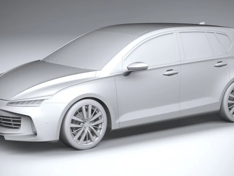 Generic Hatchback v1 2022 3D Model
