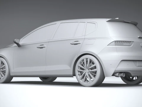 Generic Hatchback v1 2022 3D Model