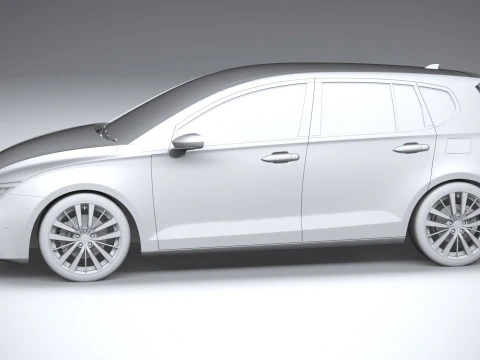 Generic Hatchback v1 2022 3D Model