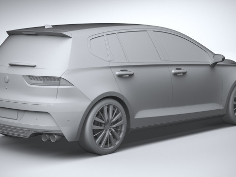 Generic Hatchback v1 2022 Modelo 3D