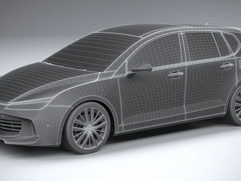 Generic Hatchback v1 2022 3D Model