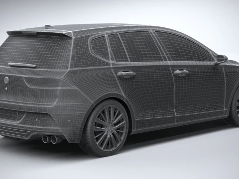 Generic Hatchback v1 2022 3D Model