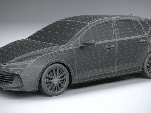 Generic Hatchback v1 2022 3D Model
