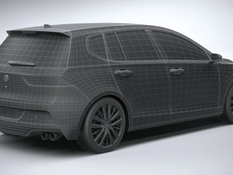 Generic Hatchback v1 2022 3D Model