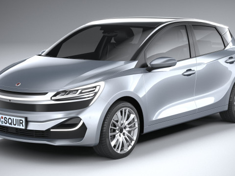 Generic Hatchback v2 2022 3D 模型