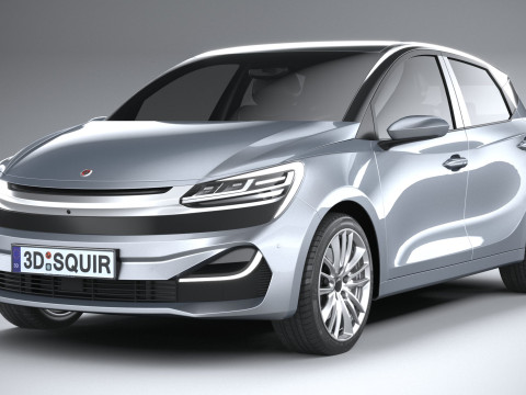 Generic Hatchback v2 2022 3D 模型