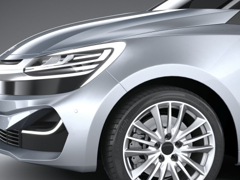 Generic Hatchback v2 2022 3D 模型