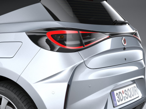 Generic Hatchback v2 2022 3D 模型