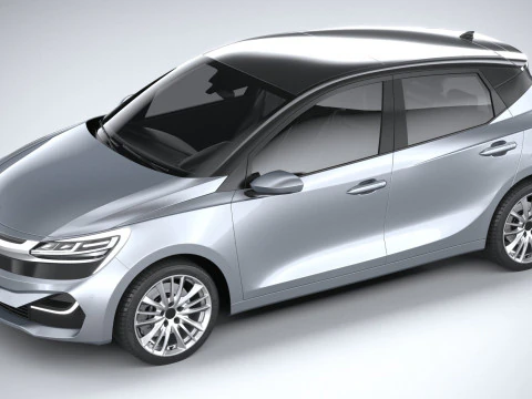 Jenerik Hatchback v2 2022 3D Model