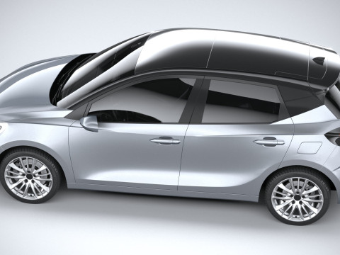 Generic Hatchback v2 2022 3D 模型