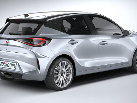 Generic Hatchback v2 2022 3D 模型