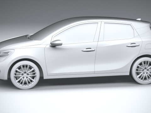 Generic Hatchback v2 2022 3D 模型
