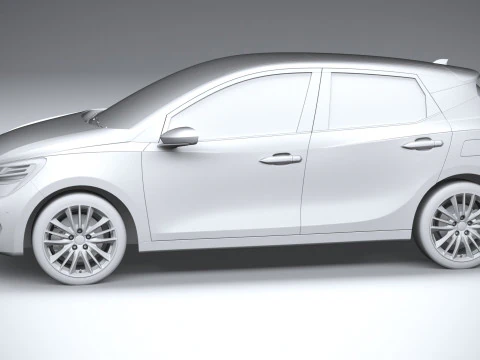Jenerik Hatchback v2 2022 3D Model