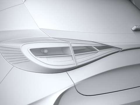 Generic Hatchback v2 2022 3D 模型