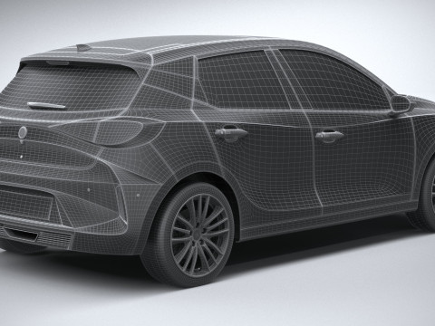 Generic Hatchback v2 2022 3D 模型