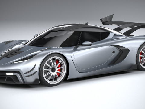 Generic Hypercar 2022 3D मॉडल