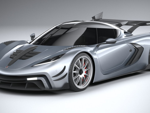 Generic Hypercar 2022 Modelo 3D