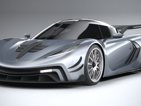 Generic Hypercar 2022 Modelo 3D