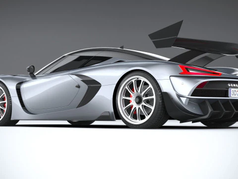 Hypercar generica 2022 Modello 3D