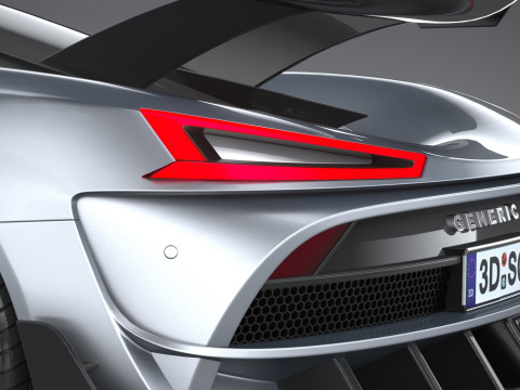 Generic Hypercar 2022 Modelo 3D