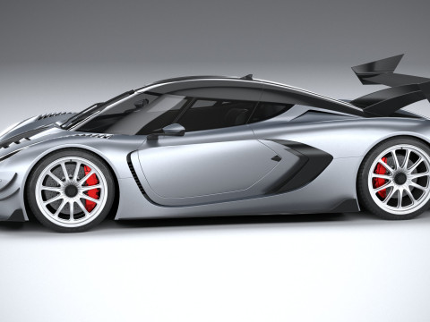 Generic Hypercar 2022 Modelo 3D
