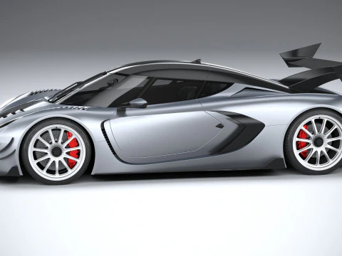 Hypercar generica 2022 Modello 3D